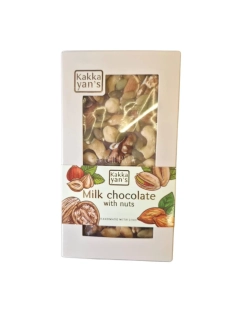 Kakkayan’s mléčná čokoláda s ořechy 85 g