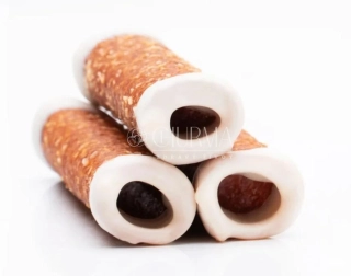 Jablečné Jablečné trubičky s jogurtovou polevoutrubičky 2ks 25g.