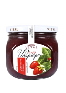 VITAL jahodová zavařenina 440 g